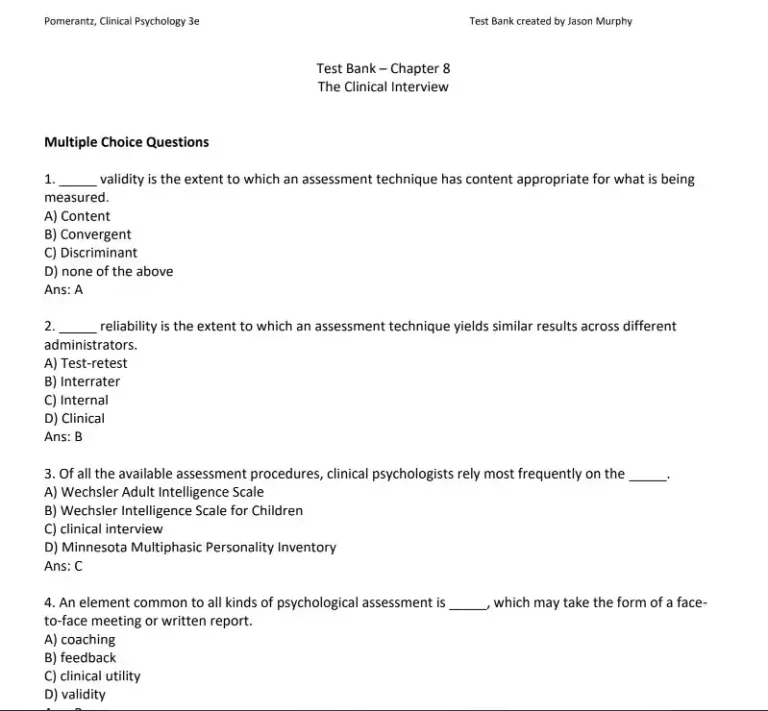 دموی نمونه سوالات روانشناس بالینی